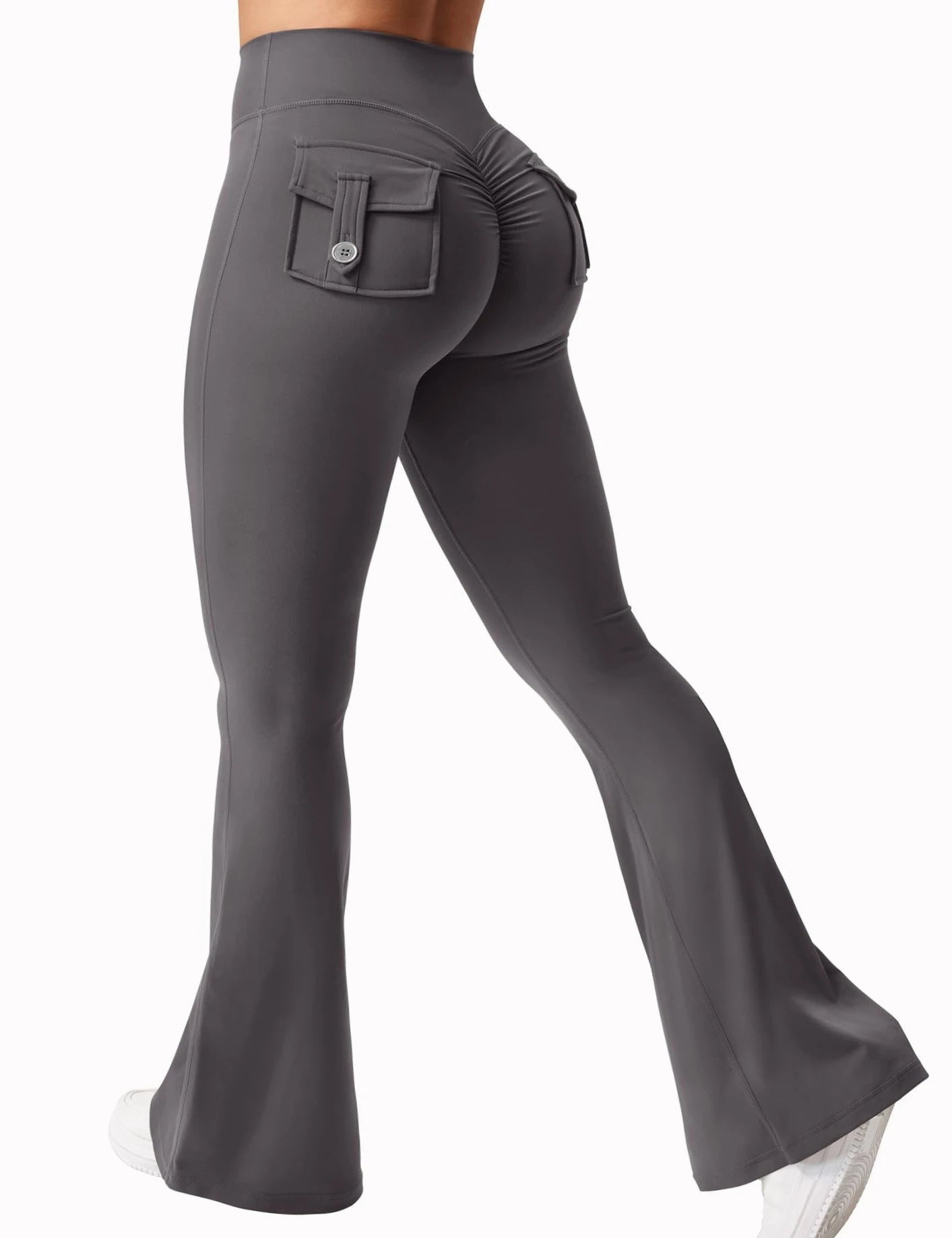 Wide-Leg High Stretch Yoga Pants